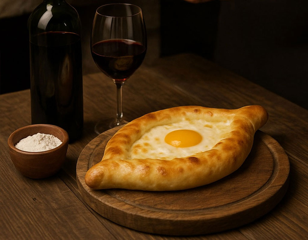 GeoVino-Khachapuri-Vino