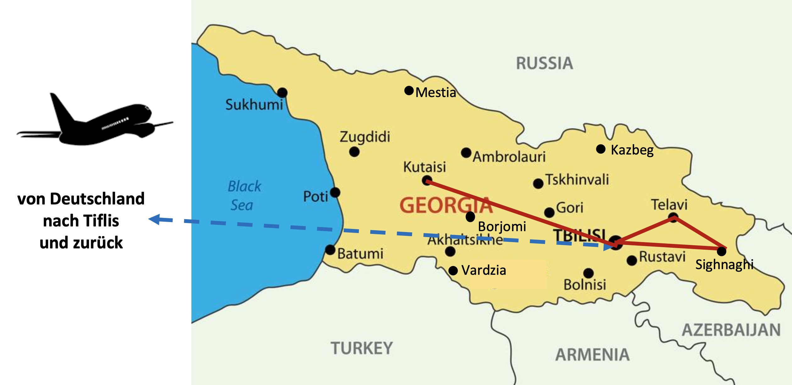 Reiseroute-Quelle-Georgienreisen