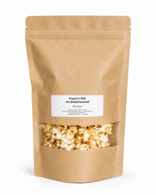Popcorn mit Butterkaramell